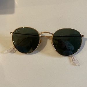 Ray ban icons 50 mm gold/green sunglasses women men unisex